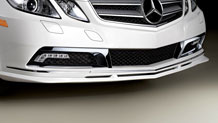Chrome trim for front apron