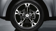 20-inch two-tone 5-spoke wheels