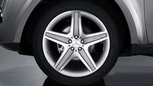 21-inch AMG 5-spoke alloy wheels