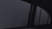 Power rear side-window sunblinds