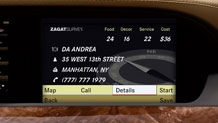 Hard-drive navigation with Zagat Survey