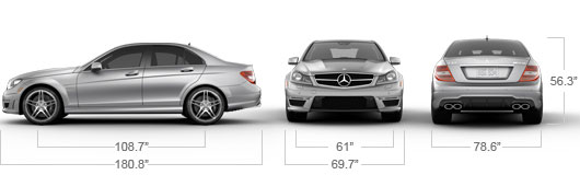 Mercedes Benz 2013 C Class C63 AMG Sedan Specs