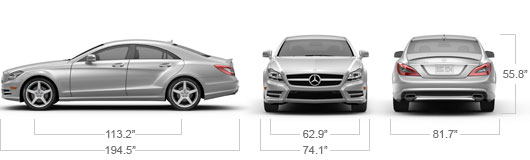 Mercedes Benz 2013 CLS Class CLS550 Coupe Specs