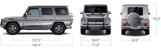 Mercedes Benz 2013 G Class G550 SUV Specs