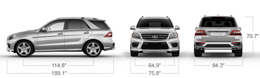 Mercedes Benz 2013 M Class ML63 AMG Specs