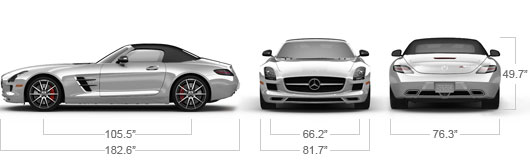Mercedes Benz 2013 SLS GT AMG Roadster Specs