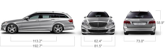 Mercedes Benz 2014 E CLASS E350 LUXURY WAGON SPECS