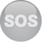 Mercedes Benz safety icon sos gray