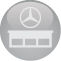 Mercedes Benz service icon dealer locate gray