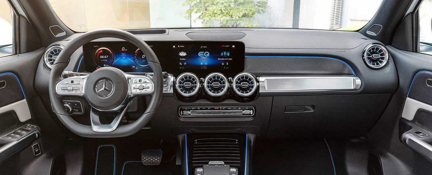 Diseño interior EQB SUV