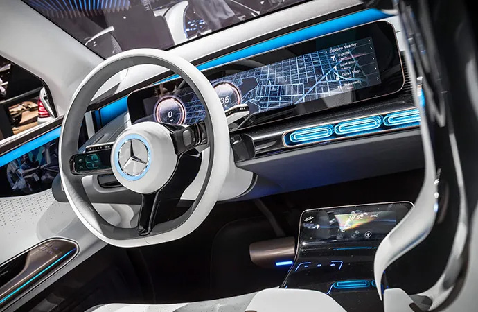 Case By Mercedes Benz Usa Inside A Mercedes Benz Eq Vehicle Fully Equipped With The Latest Technology