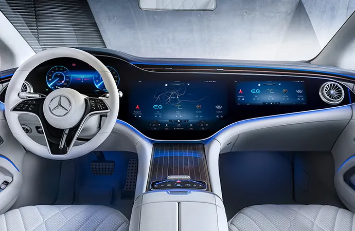 The all-new 2022 EQS from Mercedes-EQ interior
