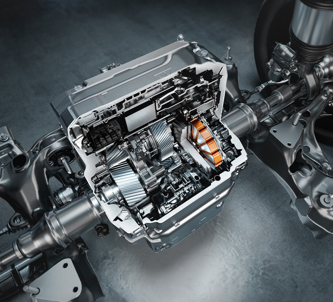 Three Axial Flux electric motors