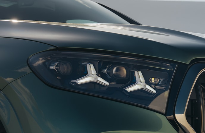 AMG GLE 헤드램프 별 패턴