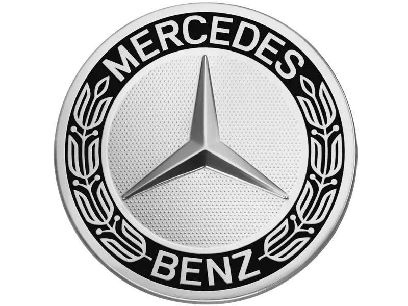 Hub cap, star with laurel wreath, classic design c300w4