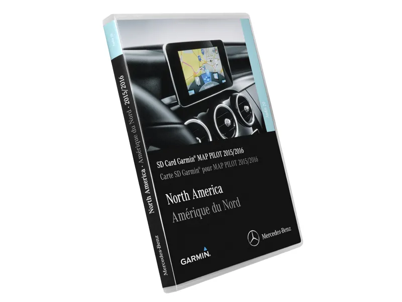 Garmin® MAP PILOT, navigation module SD card, N America, for retrofit Code 357 (EG9), models with pre-inst. Code 355 (EV5) c43w4