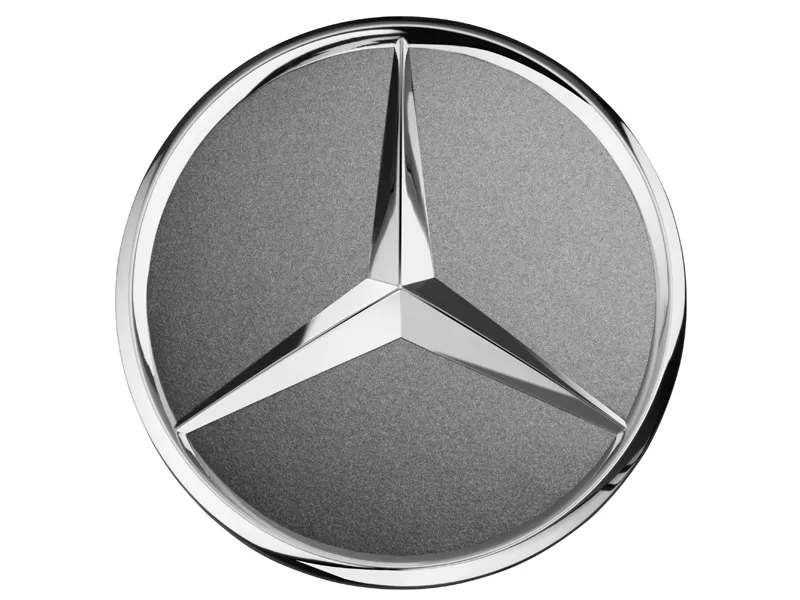 Hub cap, raised star cla250c