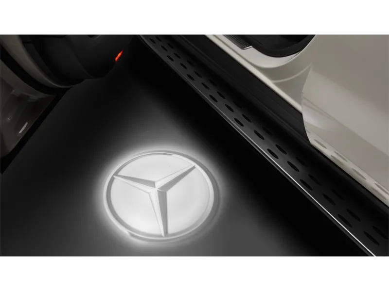 LED projectors, Mercedes star, 2-piece cla250c