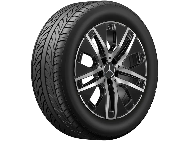 5-twin-spoke wheel, Aero, 45.7 cm (18 inch), high-sheen glb250w