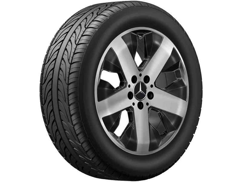 5-spoke wheel, 45.7 cm (18 inch), high-sheen glb250w