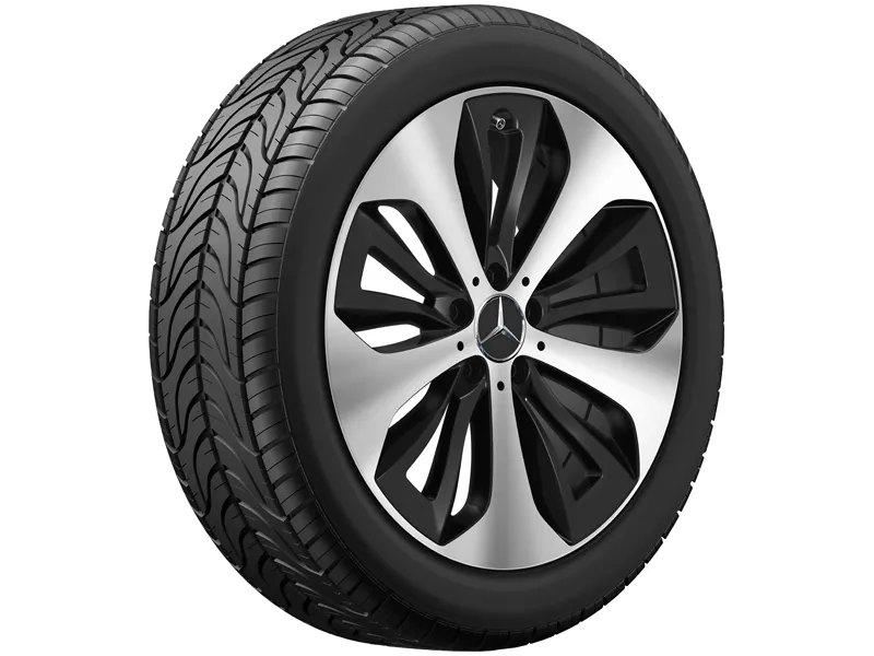 10-spoke wheel, Aero, 48.3 cm (19 inch), high-sheen glb250w