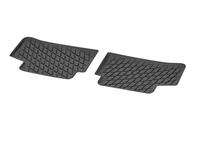 Floor mat trays, Dynamic Squares, rear, 2-piece glb250w