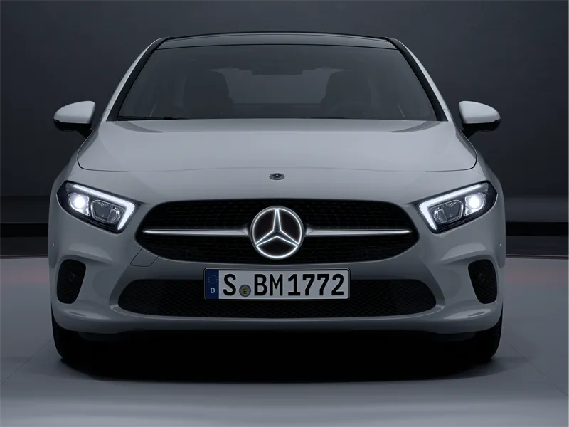 Illuminated Mercedes star, trim part, USA/CAN glb250w