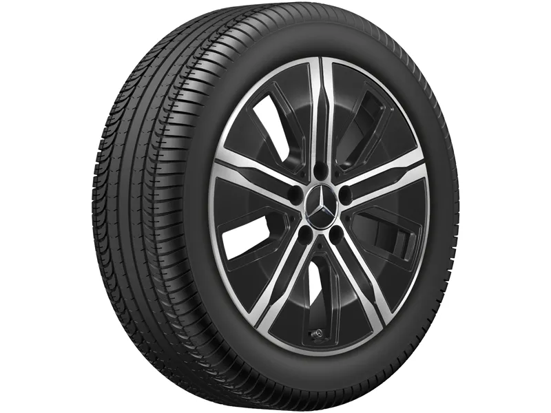 5-spoke wheel, Aero, 43.2 cm (17 inch), high-sheen glb250w
