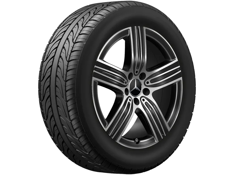 5-spoke wheel, 45.7 cm (18 inch), high-sheen, Aerodynamically optimiced glb250w