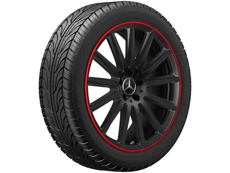 AMG multi-spoke wheel, 50.8 cm (20 inch), Rim flange painted in red glb250w