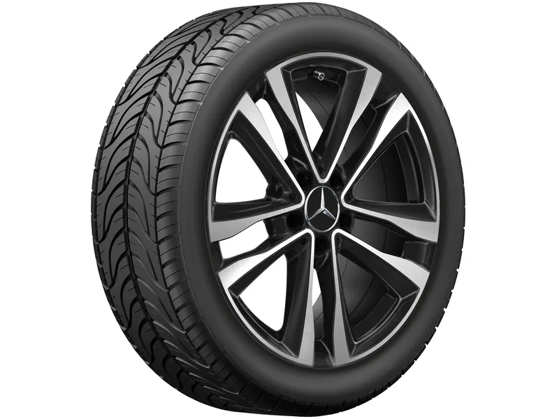 5-twin-spoke wheel, 45.7 cm (18 inch), high-sheen cla250c4