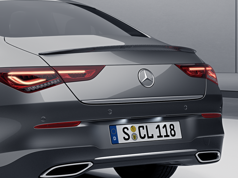 Rear spoiler, Carbon-Style cla250c4