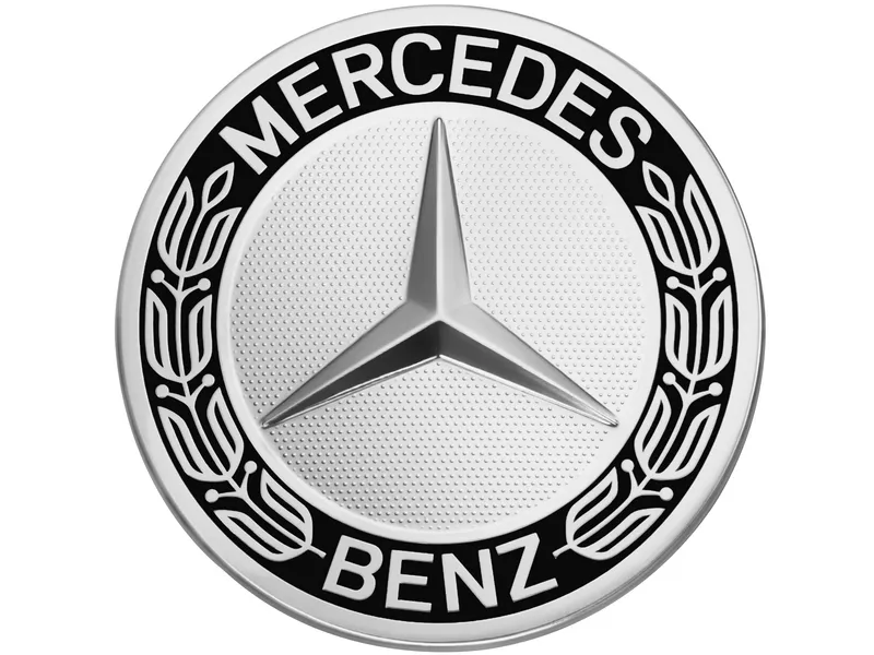 Hub cap, star with laurel wreath, classic design cls450c4