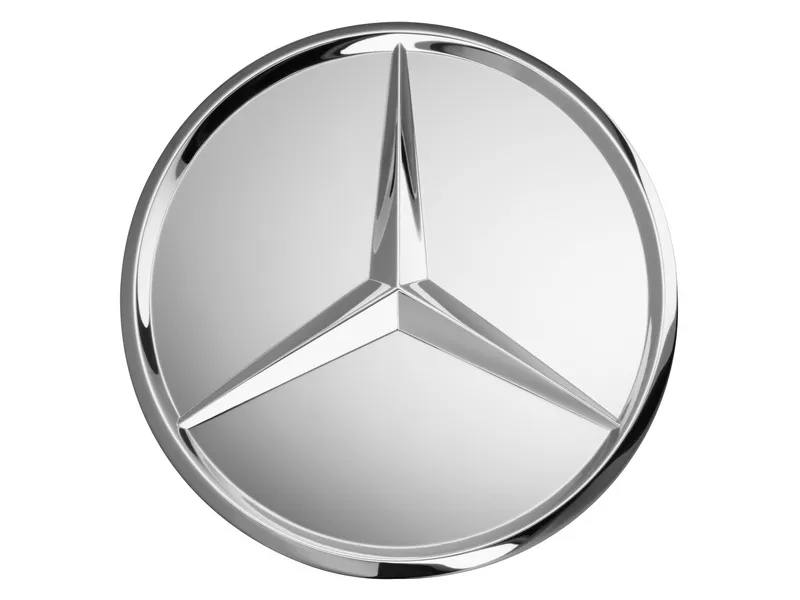 Hub cap, raised star cls450c4