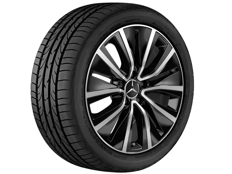 10-hole wheel, 45.7 cm (18 inch), high-sheen cls450c4