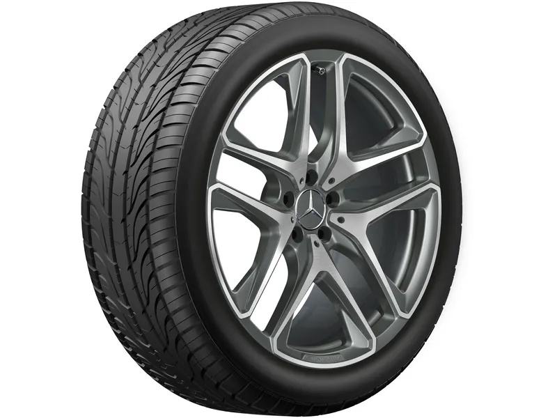 AMG 5-twin-spoke wheel, 53.3 cm (21-inch), high-sheen gle53c4
