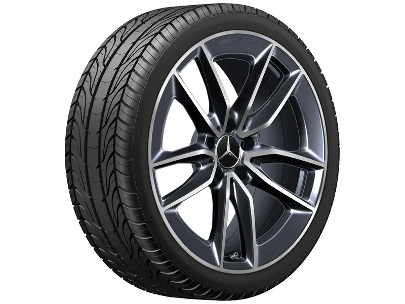 AMG 5-twin-spoke wheel, 48.3 cm (19 inch), high-sheen | 2022 AMG