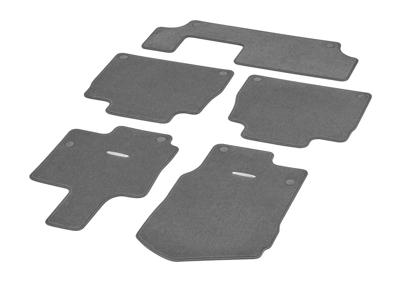Velour floor mats CLASSIC, set, 5-piece, with 3rd seat row gle450w4