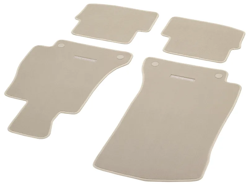 Velour floor mats Classic, set, 4-piece c300c