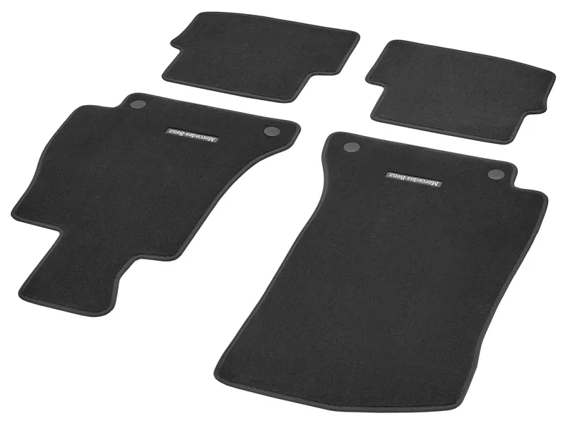 Velour floor mats Classic, set, 4-piece c300c