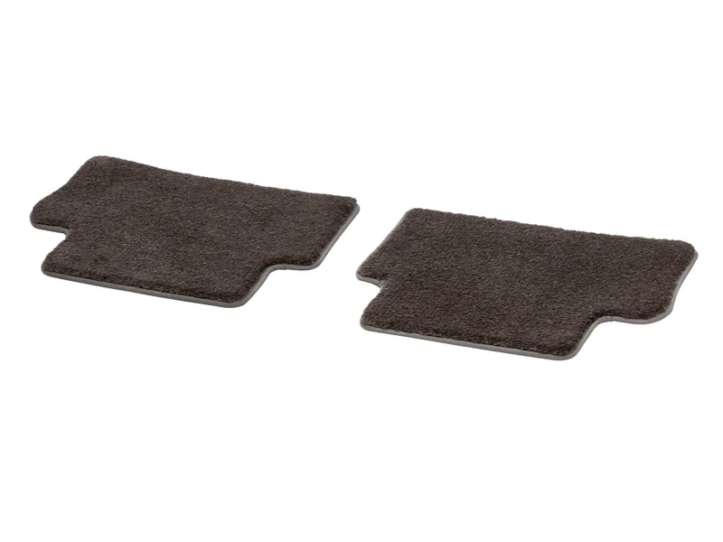 Velour floor mats EXCLUSIV, rear, Set of 2 e350w4