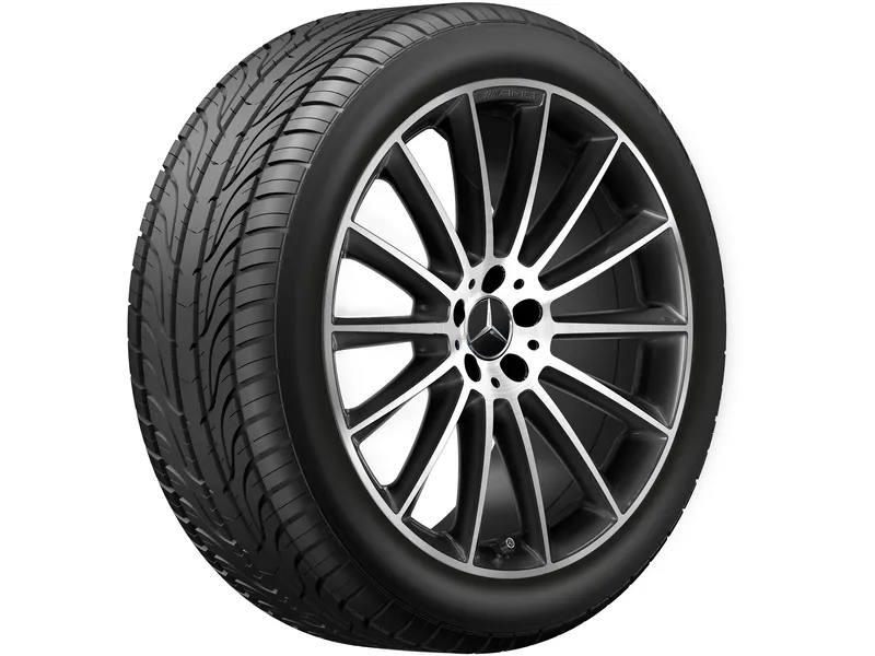 AMG multi spoke wheel 53.3 cm 21 inch high sheen 2024 GLE 450 4MATIC SUV Mercedes Benz USA