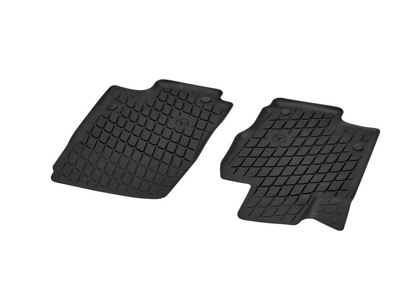 All-season floor mats Dynamic Squares, Driver/front passenger's mat, Set of 2 gls600z4