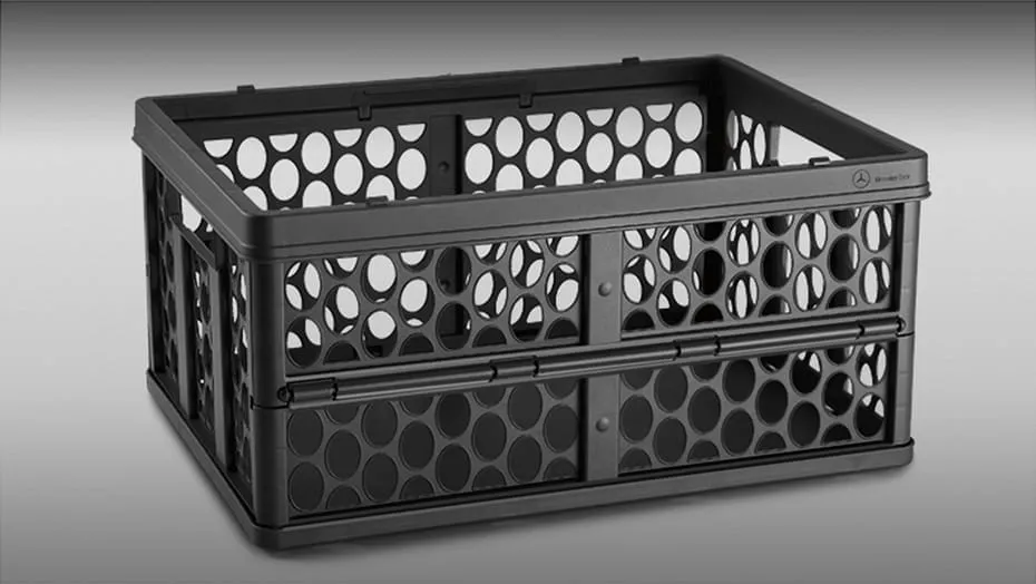 Collapsible shopping crate