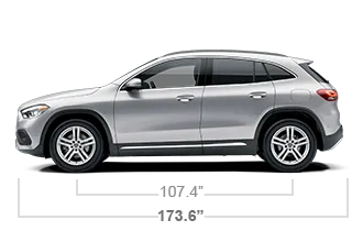 vehicle side view dimensions