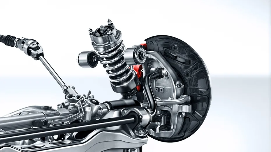 AMG RIDE CONTROL Suspension w/twin-valve dampers