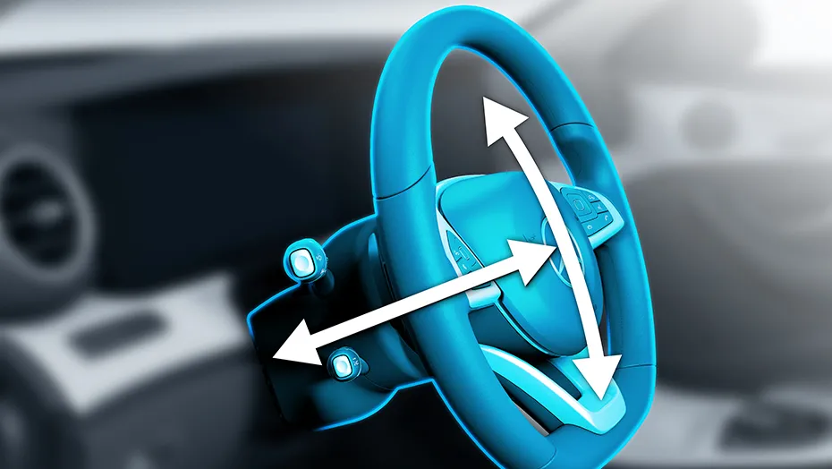 Steering Wheel Side View Clipart
