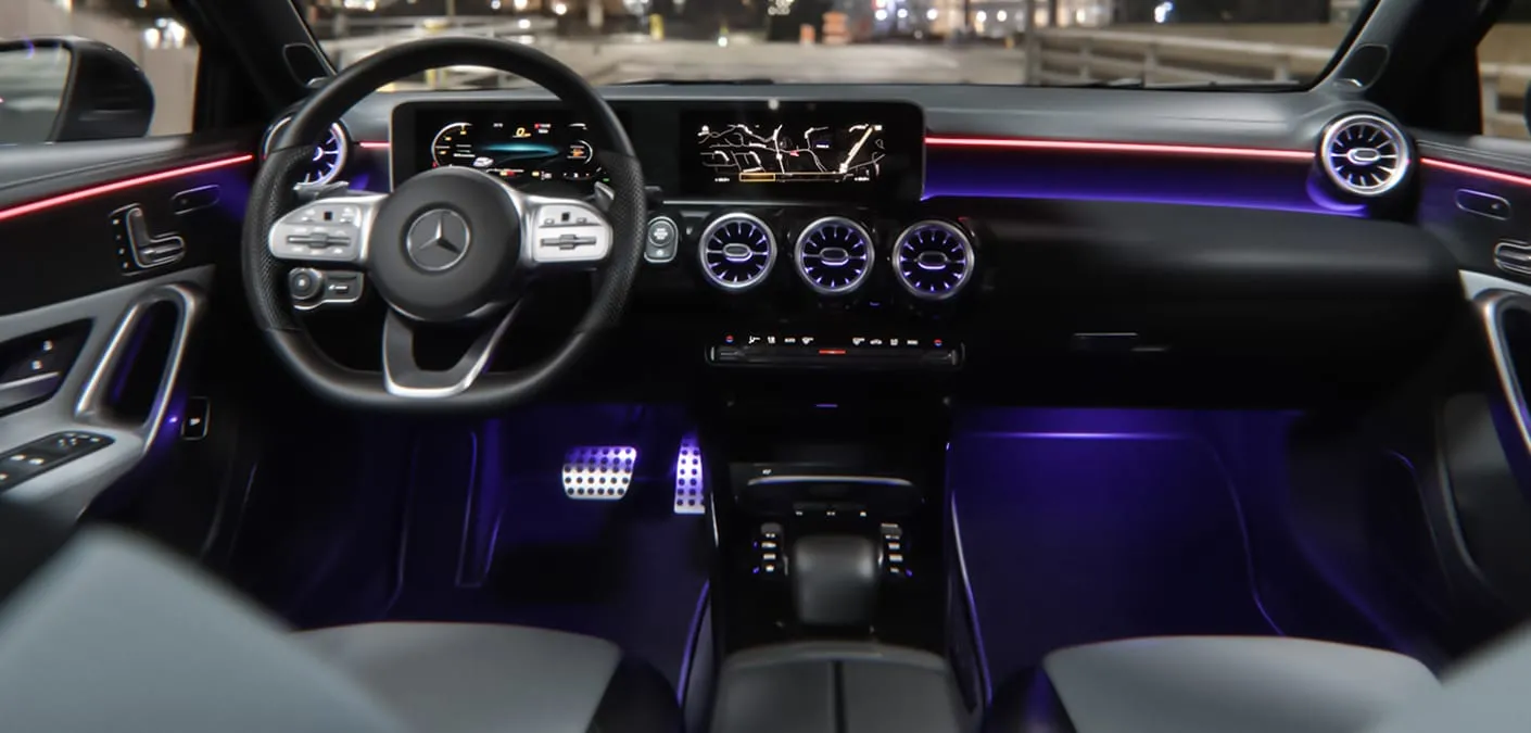 mercedes a class interior