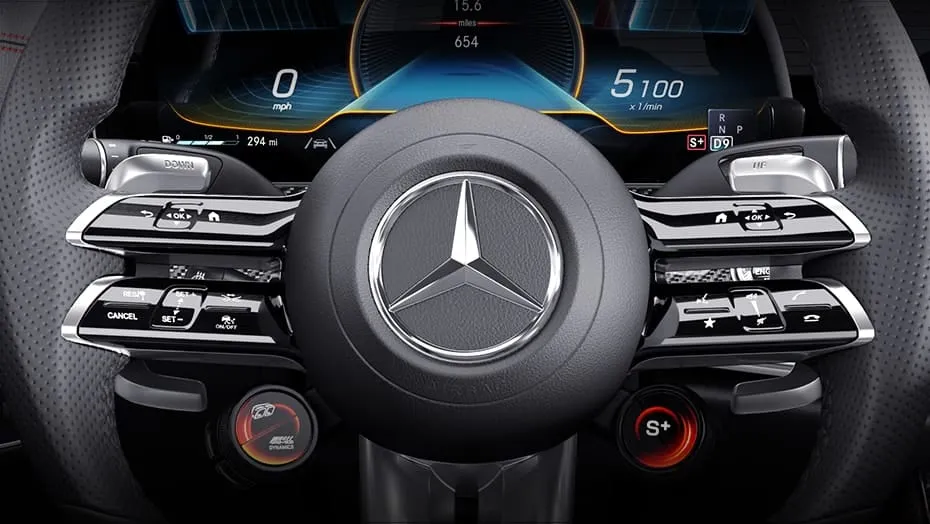 Steering wheel with Touch Control Buttons
