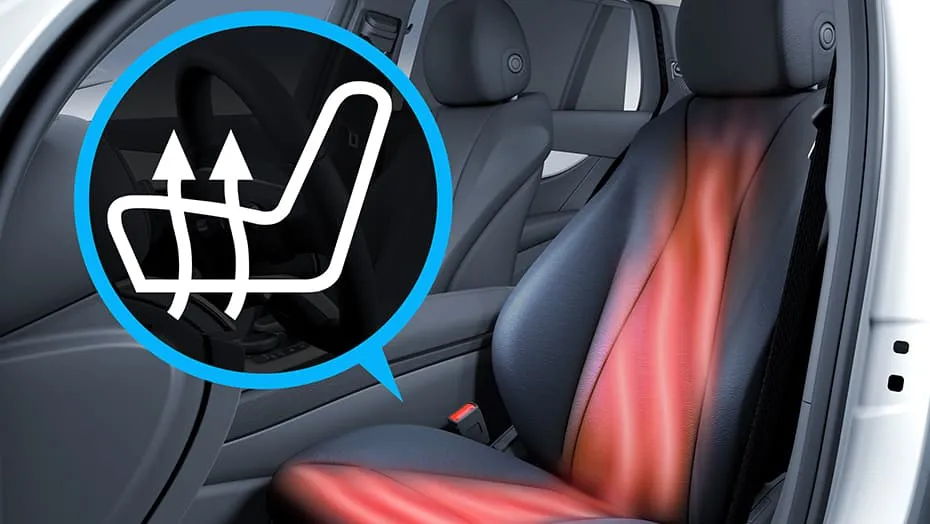 Heated front seats